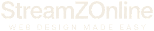 StreamZOnline - Web Design Made Easy